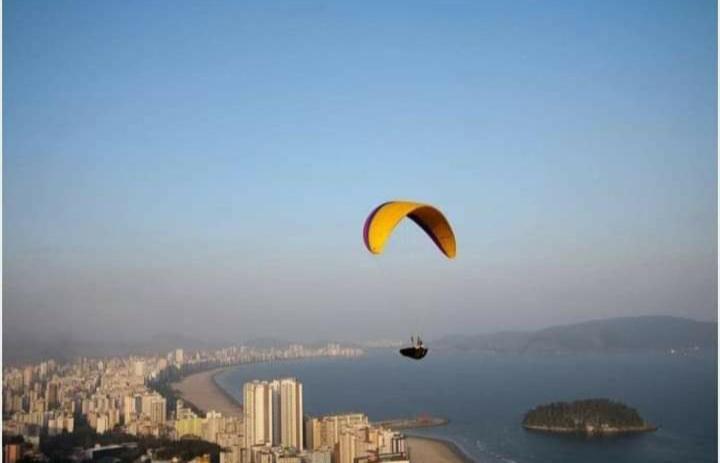 Flat Itarare Tower Beach Sao Vicente  Bagian luar foto