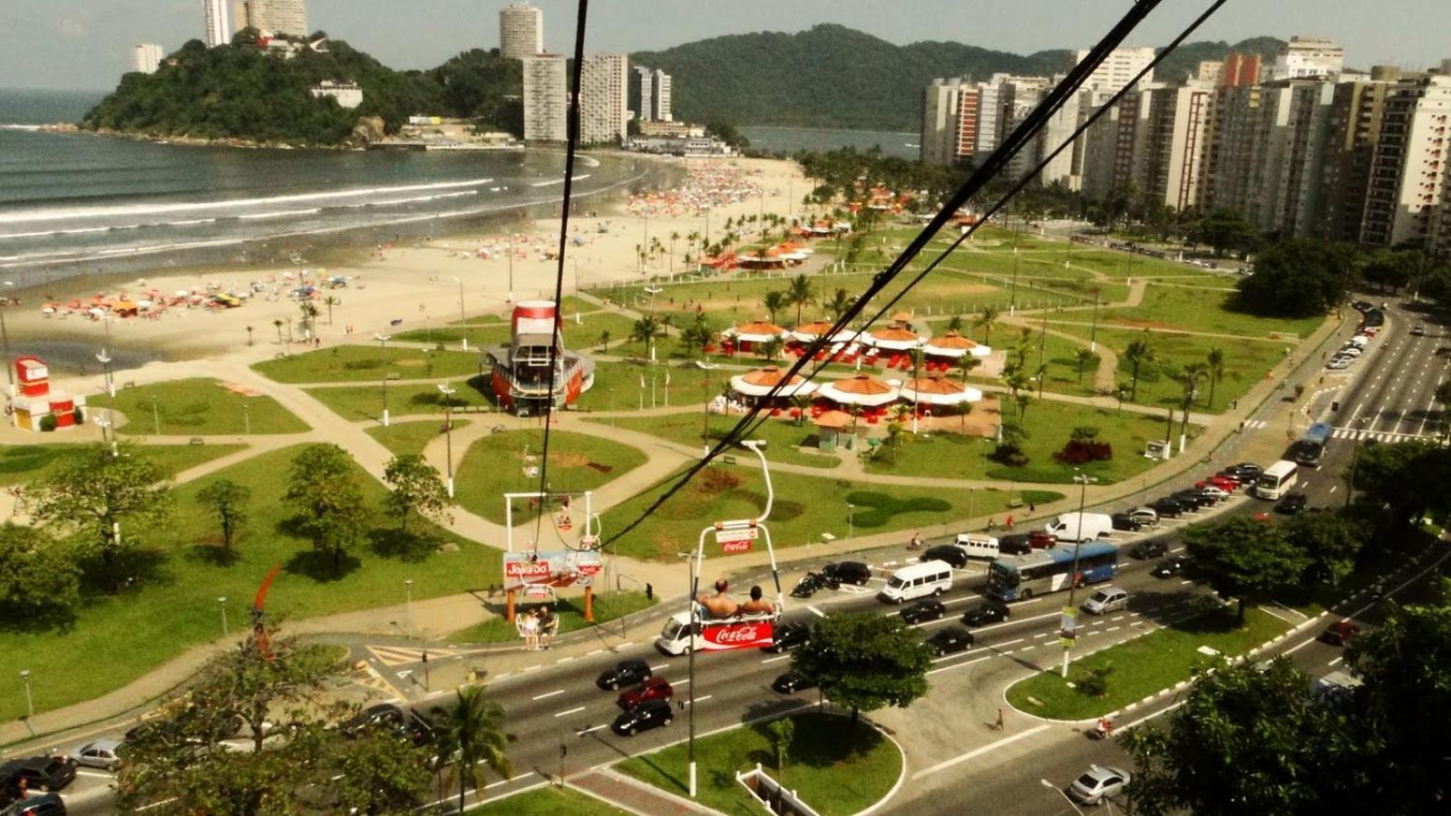 Flat Itarare Tower Beach Sao Vicente  Bagian luar foto